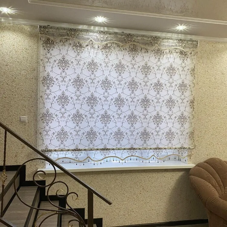 Рулонные шторы «Двойной дуэт» Max-Jalousie на объекте в Алматы